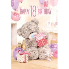3D Holographic 18th Me to You Bear Birthday Card Image Preview